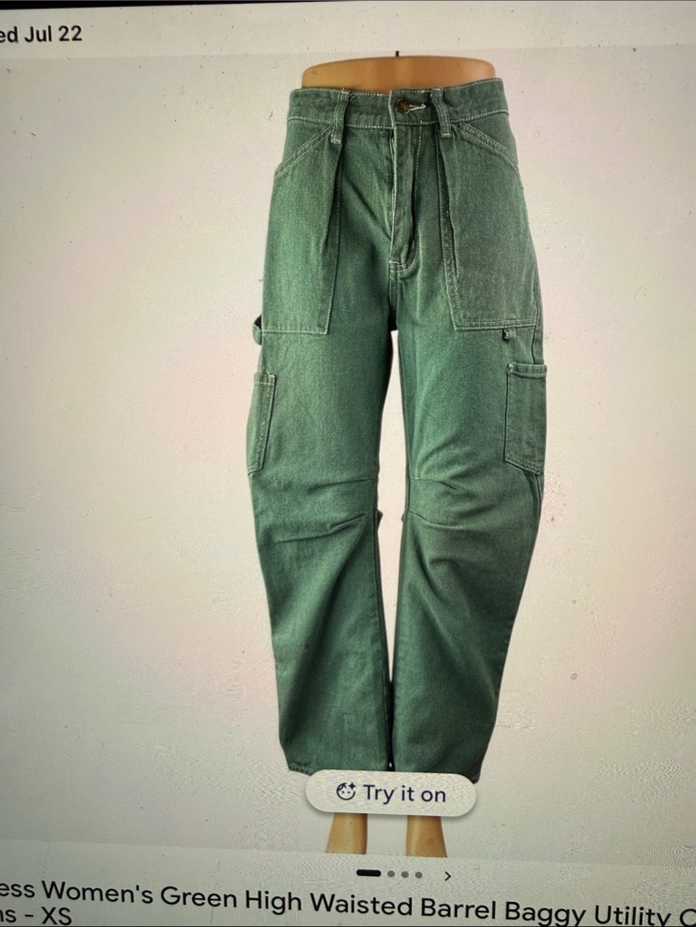Lioness High Waisted Barrel Utility Cargo